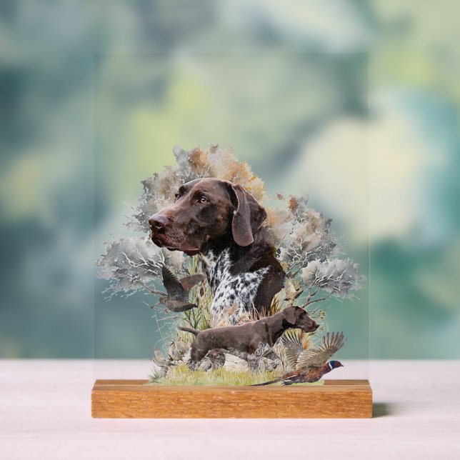 German Shorthaired Pointer     Acrylic Sign (Neutral)