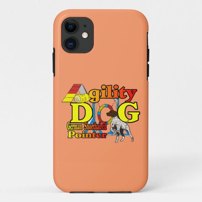 German Shorthaired Pointer Agility Case-Mate iPhone Case (Back)