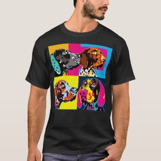German Shorthaired Pointer Art Dog Lover Gifts T-Shirt
