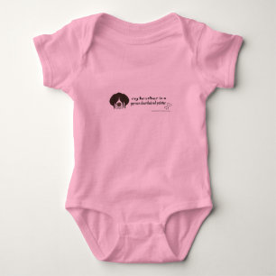 german shorthaired pointer baby bodysuit