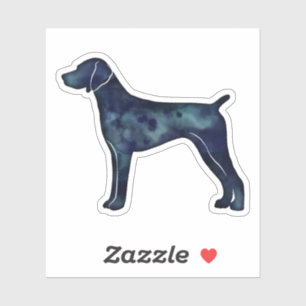 German Shorthaired Pointer Black watercolor
