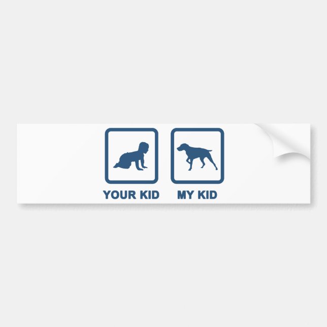 German Shorthaired Pointer Bumper Sticker (Front)