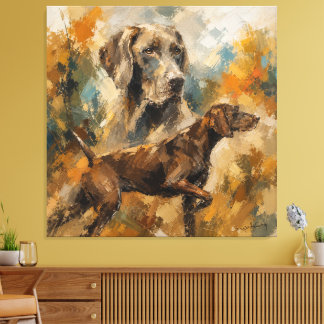 German Shorthaired Pointer  Canvas Print