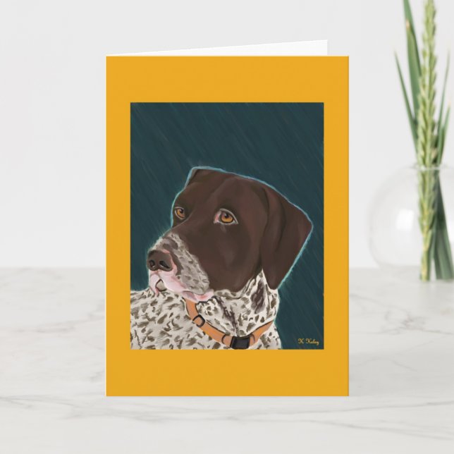 German Shorthaired Pointer card 2 (Front)