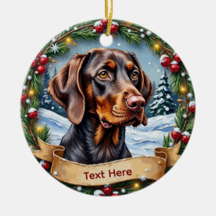 German Shorthaired Pointer Christmas Ornament