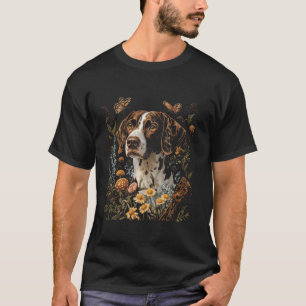 German Shorthaired Pointer Cottagecore T-Shirt