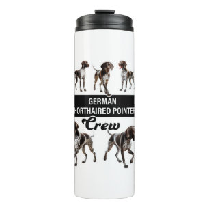 German Shorthaired Pointer Crew Thermal Tumbler