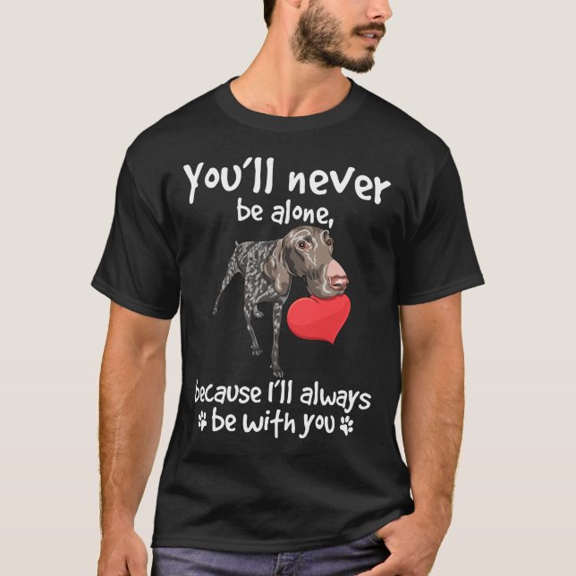 German Shorthaired Pointer Cute Dog T-Shirt (Front)