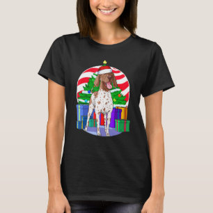 German Shorthaired Pointer Cute Santa Christmas Tr T-Shirt