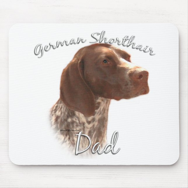 German Shorthaired Pointer Dad 2 Mouse Pad (Front)
