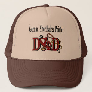 German Shorthaired Pointer Dad Gifts Trucker Hat