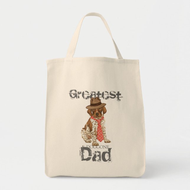 German Shorthaired Pointer Dad Tote Bag (Front)