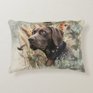 German Shorthaired Pointer Decorative Cushion