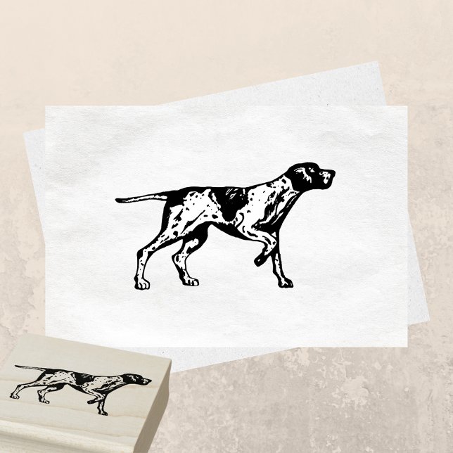 German Shorthaired Pointer Dog Breed Rubber Stamp (Creator Uploaded)