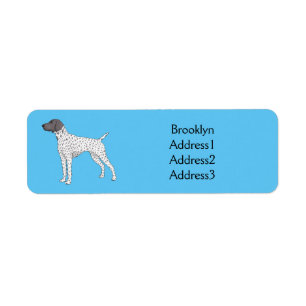 German Shorthaired Pointer dog cartoon