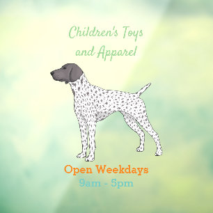 German Shorthaired Pointer dog cartoon 