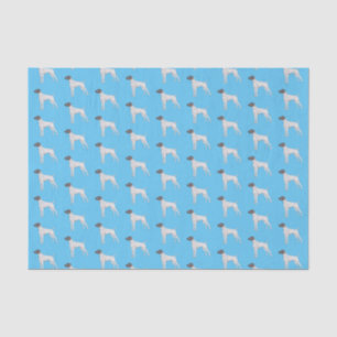 German Shorthaired Pointer dog cartoon Tissue Paper