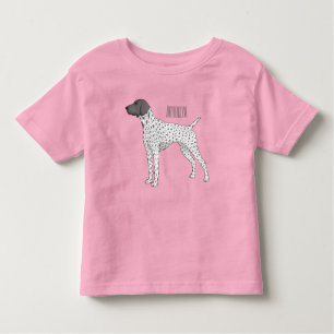 German Shorthaired Pointer dog cartoon Toddler T-Shirt
