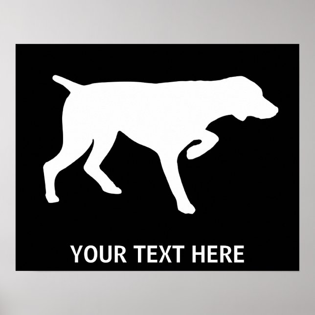 German Shorthaired Pointer dog - Customisable Poster (Front)