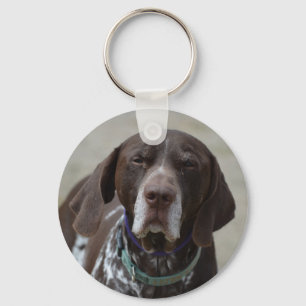 German Shorthaired Pointer Dog Key Ring