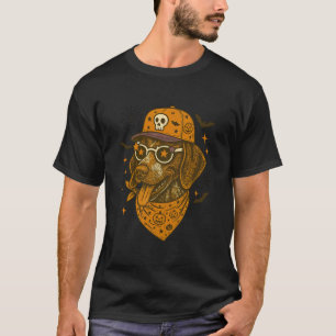 German Shorthaired Pointer Dog Mum Halloween Vibes T-Shirt