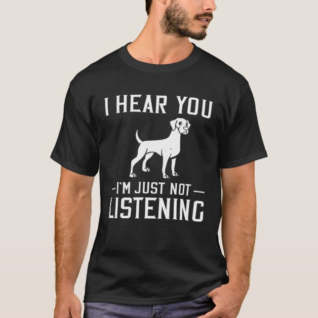 German Shorthaired Pointer Dog Puppies Owner T-Shirt (Front)