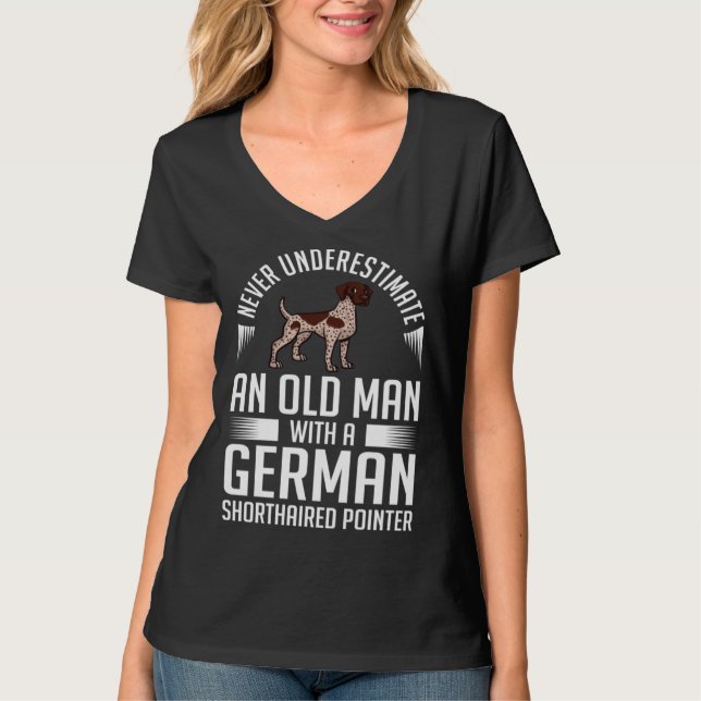 German Shorthaired Pointer Dog  Puppies Owner T-Shirt (Front)