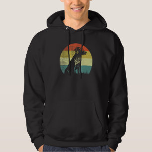 German Shorthaired Pointer Dog Retro Design Hoodie