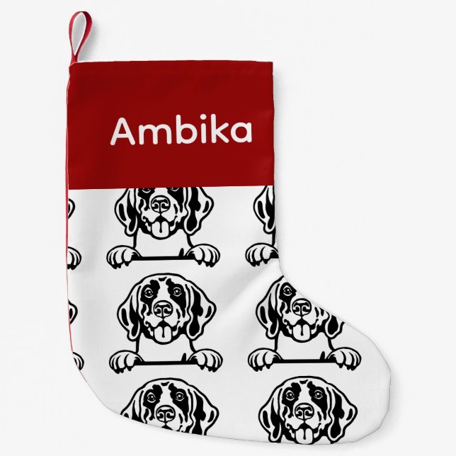 German Shorthaired Pointer dog socks Customised do (Front)