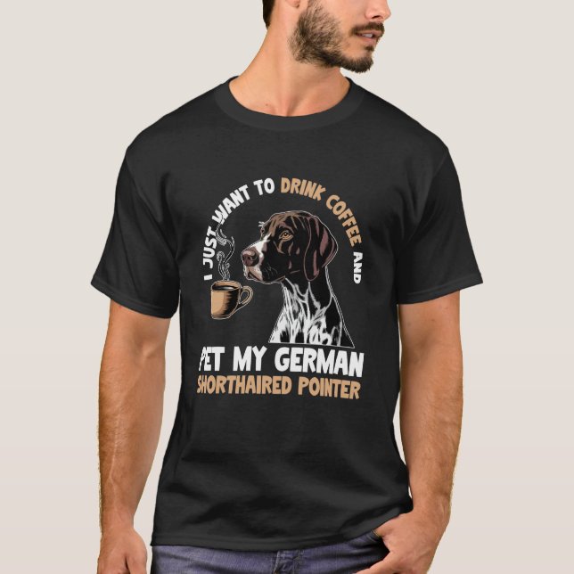 German Shorthaired Pointer Dog T-Shirt (Front)