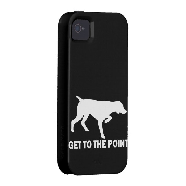German Shorthaired Pointer "Get to the Point" Case-Mate iPhone Case (Back/Right)