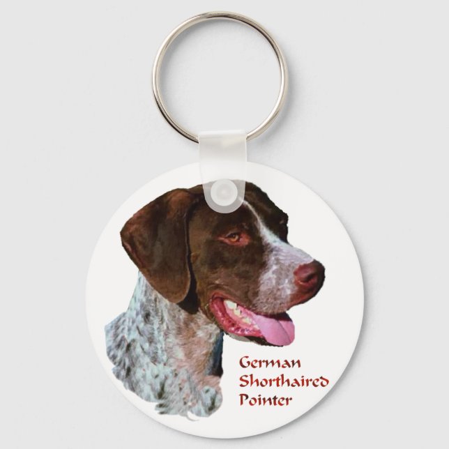 German Shorthaired Pointer Gifts Key Ring (Front)