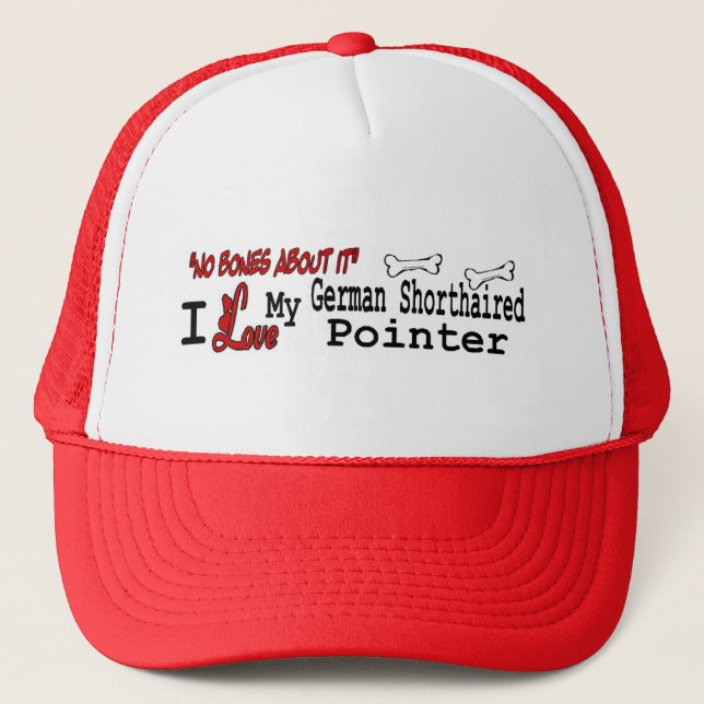 German Shorthaired Pointer Gifts Trucker Hat (Front)