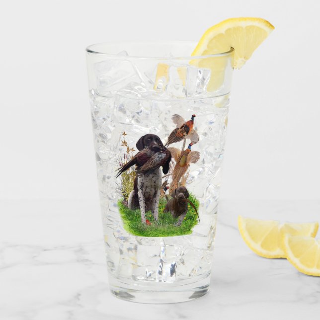 German Shorthaired Pointer Glass (Back Ice)