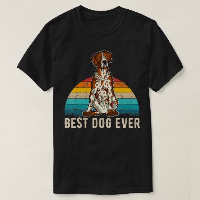 German Shorthaired Pointer GSP Dog Breed  T-Shirt (Design Front)