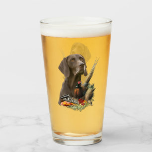 German Shorthaired Pointer GSP  Glass