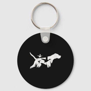 German Shorthaired Pointer Gsp Hunting Dogs Key Ring