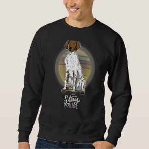 German Shorthaired Pointer Gsp Vintage Sweatshirt