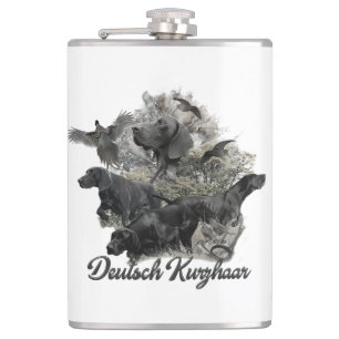 German Shorthaired pointer Hip Flask