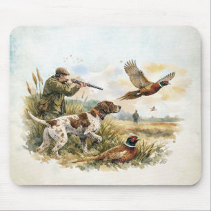German Shorthaired Pointer ,hunting Mouse Pad