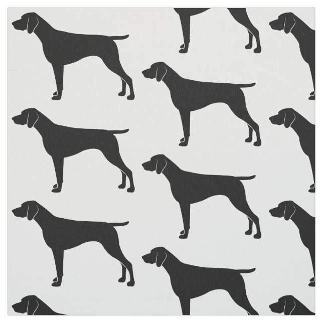 German Shorthaired Pointer in Silhouette Fabric (Swatch)