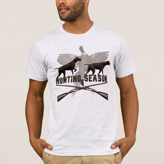 German Shorthaired Pointer,kurzhaar, Tapestry Post T-Shirt (Front)