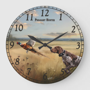  German Shorthaired Pointer  Large Clock