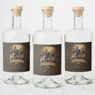 German Shorthaired Pointer Liquor Bottle Label