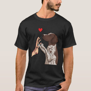 German Shorthaired Pointer Love GSP Dog Mom Girls T-Shirt