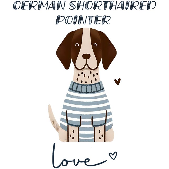 German Shorthaired Pointer Love T-Shirt (Creator Uploaded)
