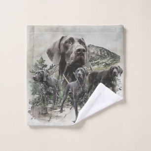 German Shorthaired Pointer Lovers Bath Towel Set