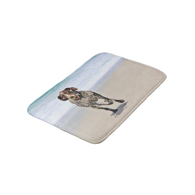 German Shorthaired Pointer - Luke - Riley Bath Mat (Angled)