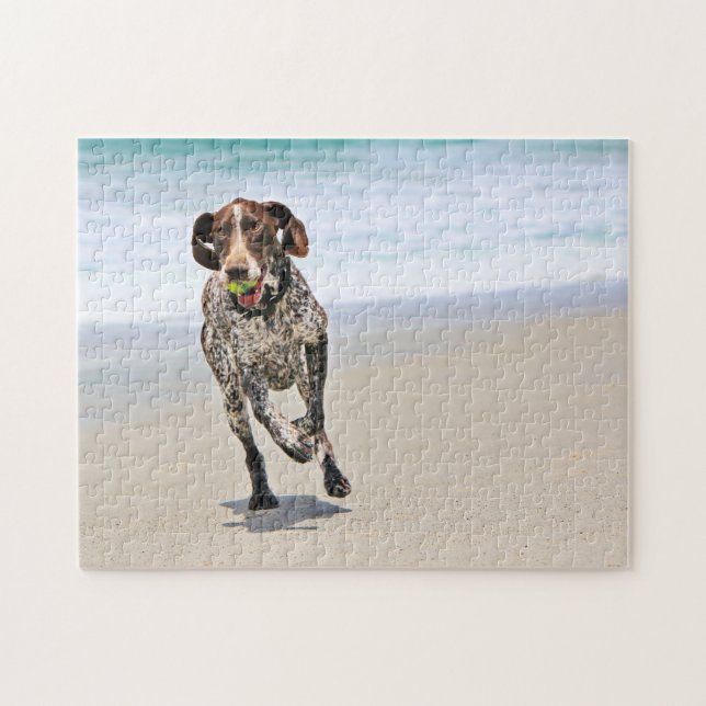 German Shorthaired Pointer - Luke - Riley Jigsaw Puzzle (Horizontal)
