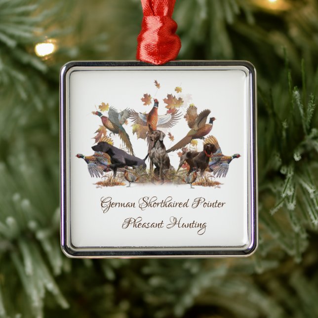 German Shorthaired Pointer   Metal Tree Decoration (Tree)